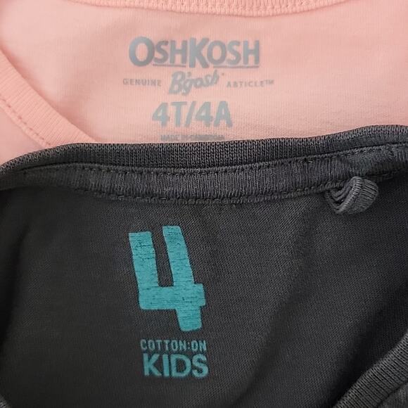 Cotton On OshKosh Girl's Ocean Whale Surf Shirt and Tank Bundle 4T | 4 - Picture 9 of 15
